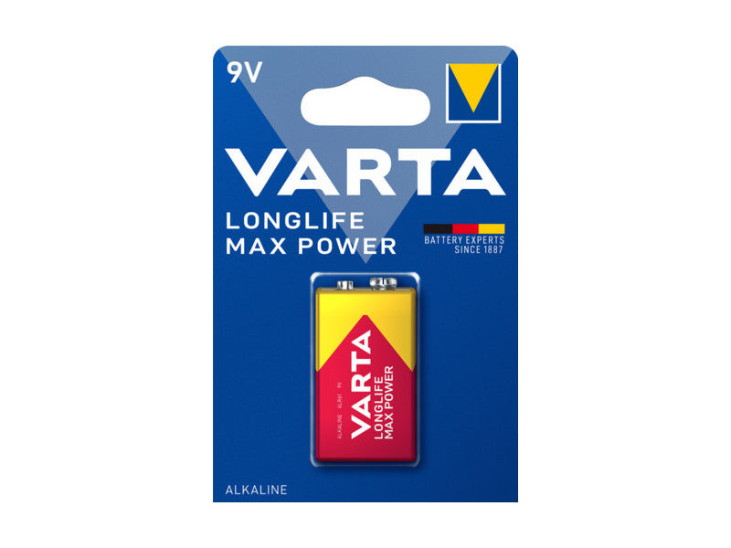 Varta 6LR61 9V Longlife Max Power (MT) B1 elem (4722)