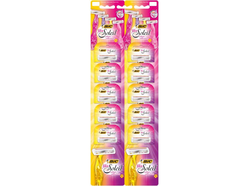 Bic eldobható női borotva MISS SOLEIL Color HC10 leveles 10db/levél