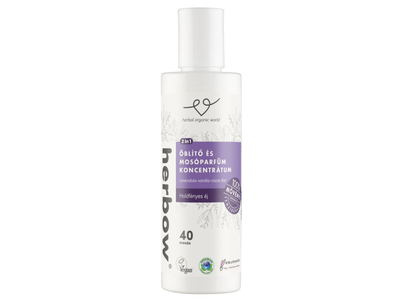 Herbow 2in1 Mosóparfüm-Textilöblítő konc. (40WL) 200 ml Holdfényes éj (Moonlit Night) (lila)