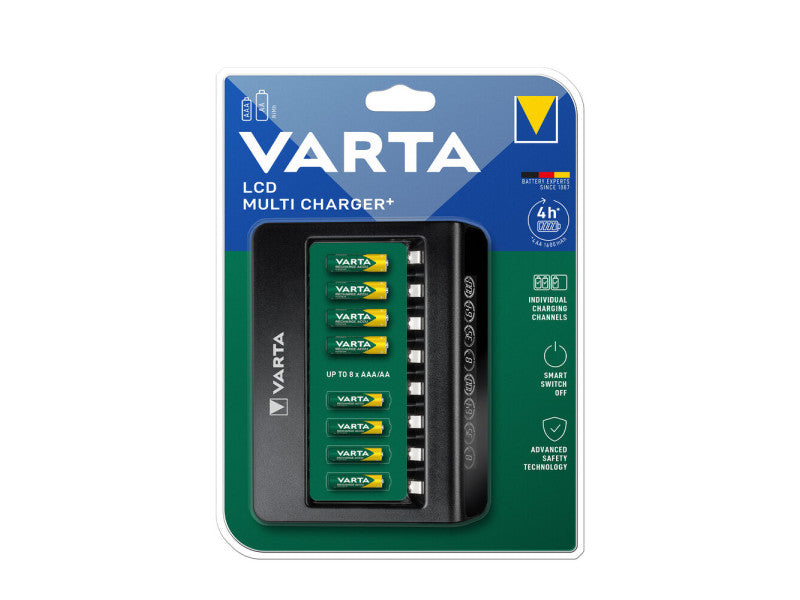 Varta töltő multi lcd üres 8-as