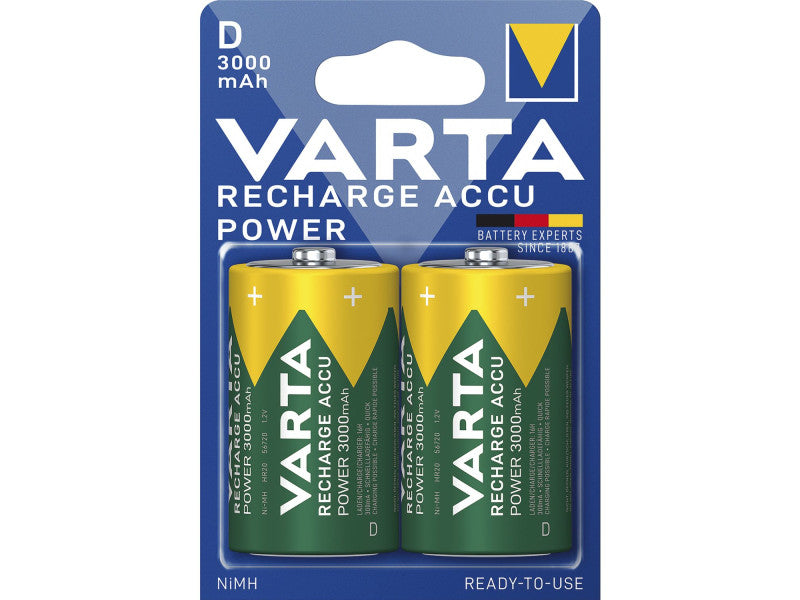 Varta akku power d góliát r2u 3000mah b2