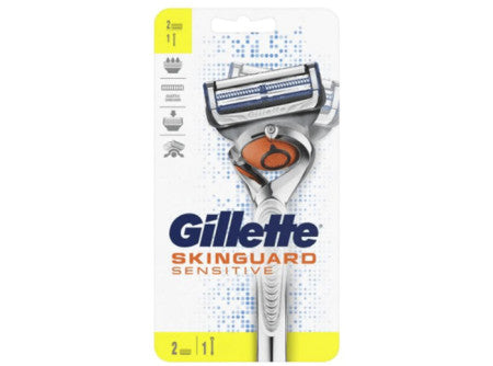 Gillette Skinguard Sensitive borotvanyél +2 betét