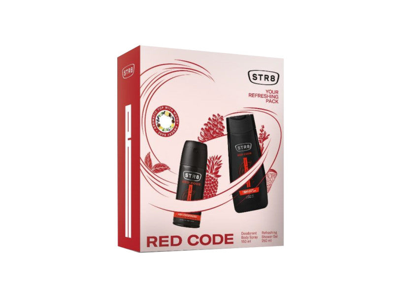 Kozm.cs. STR8 Set Red Code Tusfürdő 250ml+ Deospray 150 ml