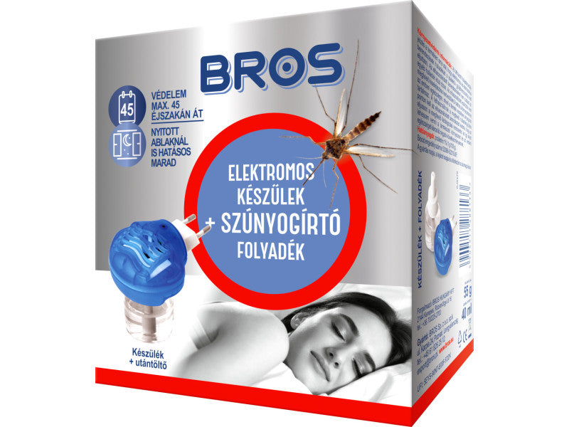 Bros szúnyogírtó elektromos készülék + folyadék (B023)