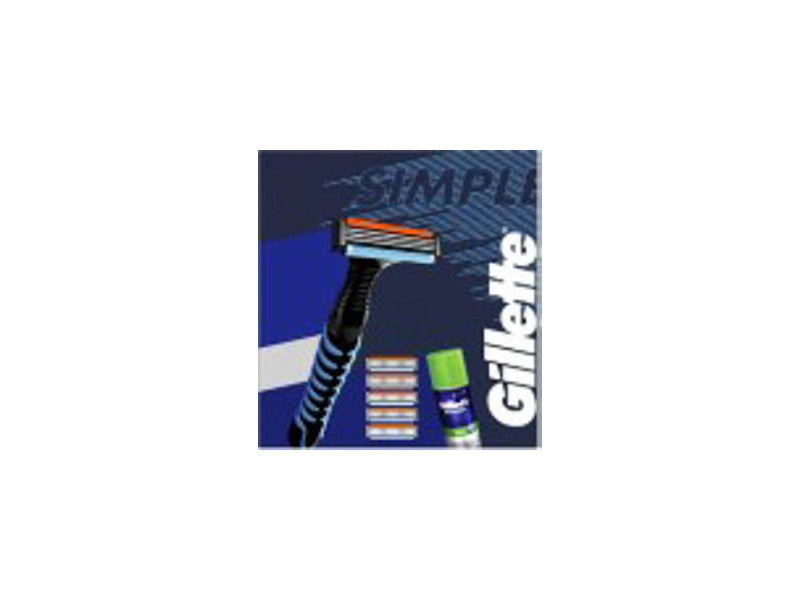 Gillette kozm.cs. Sensor3 nyél+3 betét+200ml Sensitive borotvahab