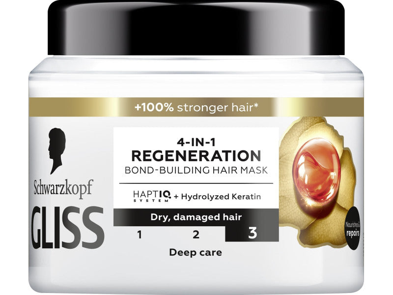 Gliss hajmaszk 4in1 -Regeneráló 400 ml