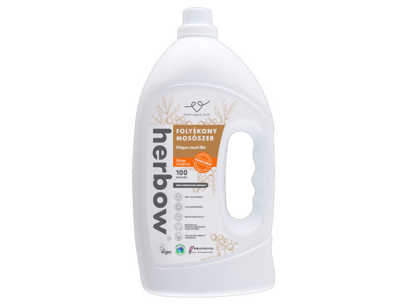 Herbow mosógél vadgesztenye, színes ruhákhoz Virágos Mező 3000ml (100WL)