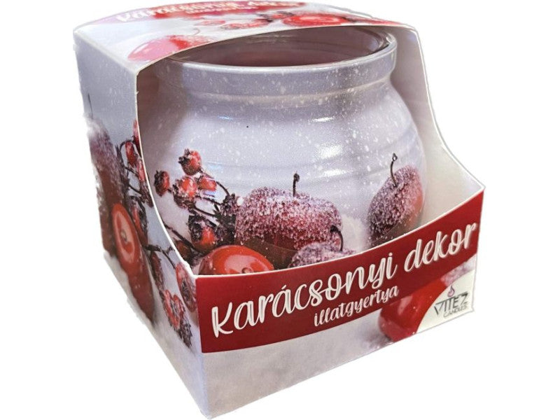 Twid illatgyertya poharas karácsonyi gömb 70 g