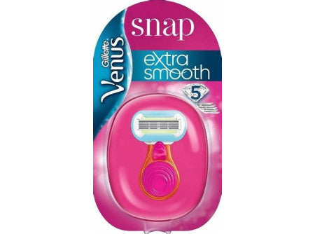 Gillette Venus Snap Extra Smooth 5 pengés női borotvanyél +1 betét