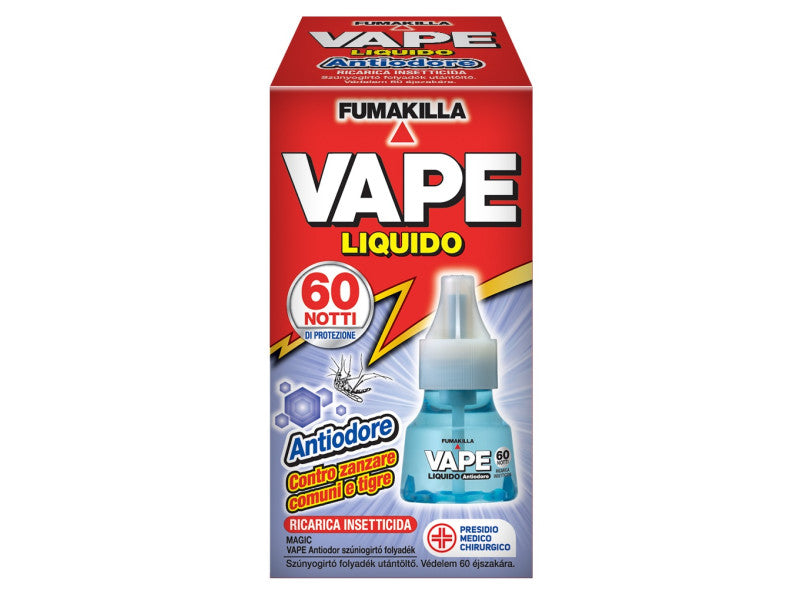 VAPE szúnyogírtó utántöltő folyadék Antidoor (szagsemlegesítő) 60 éjszakás