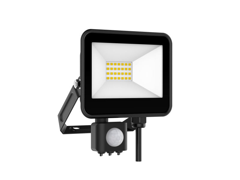 UltraTech LED reflektor 25000óra mozg.érz.20W fekete 4000K 2000lm 110° IP65