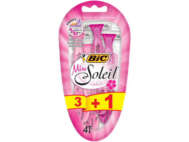 Bic eldobható női borotva miss soleil 3+1 db