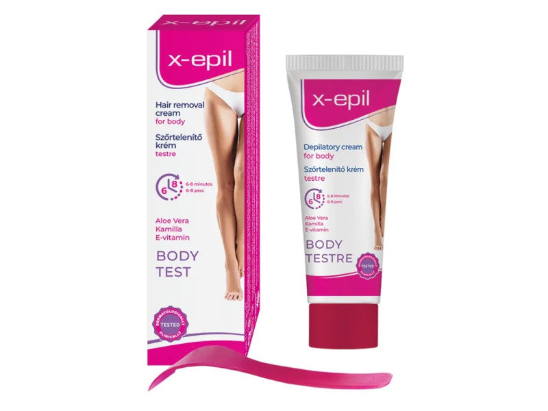 X-Epil szőrtelenítő krém testre 75 ml