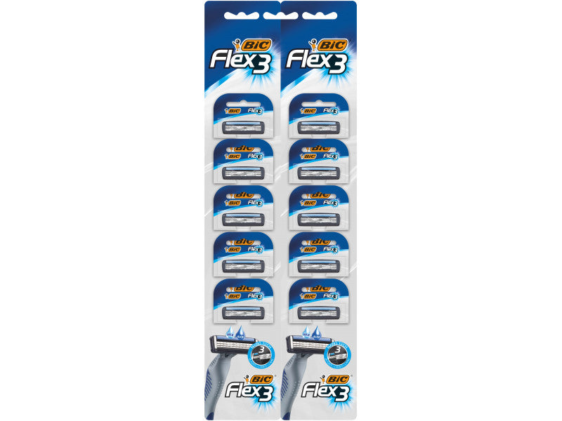Bic eldobható férfi borotva FLEX3 HC10 leveles 10db/levél