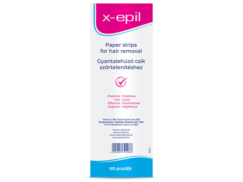 X-Epil lehúzó textilcsíkok 50 db