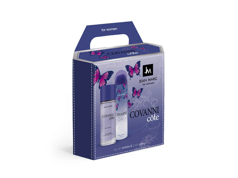 Kozmetika csomag női Jean Marc (JM) Covanni Cote deo 75ml+EDT 50ml