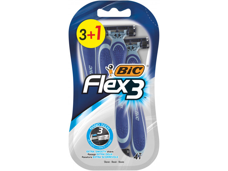 Bic eldobható férfi borotva FLEX3 3+1db