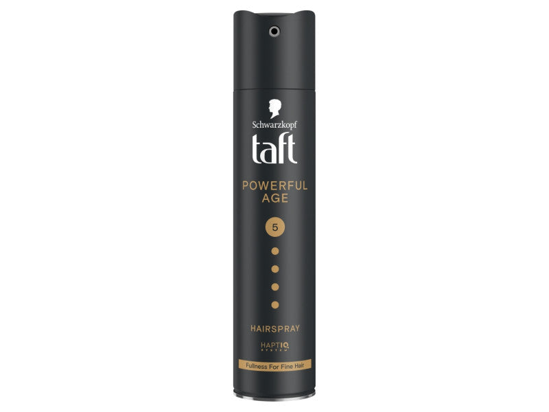 Taft hajlakk power & fullness fekete-barna pötty 250 ml