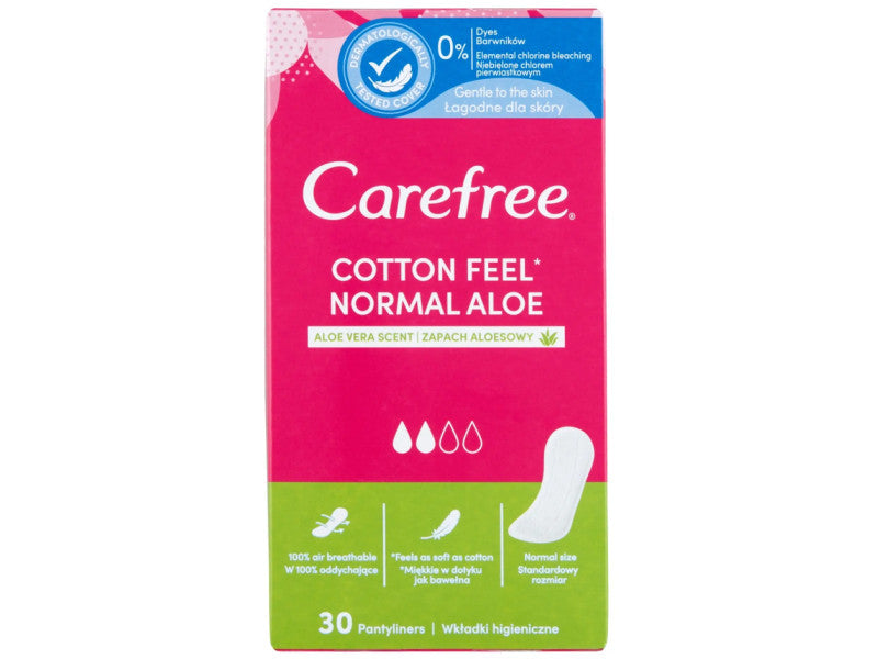 Carefree tisztasági betét aloe vera 30 db