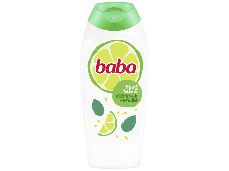 Baba tusfürdő női 400 ml zöldcitrom és menta