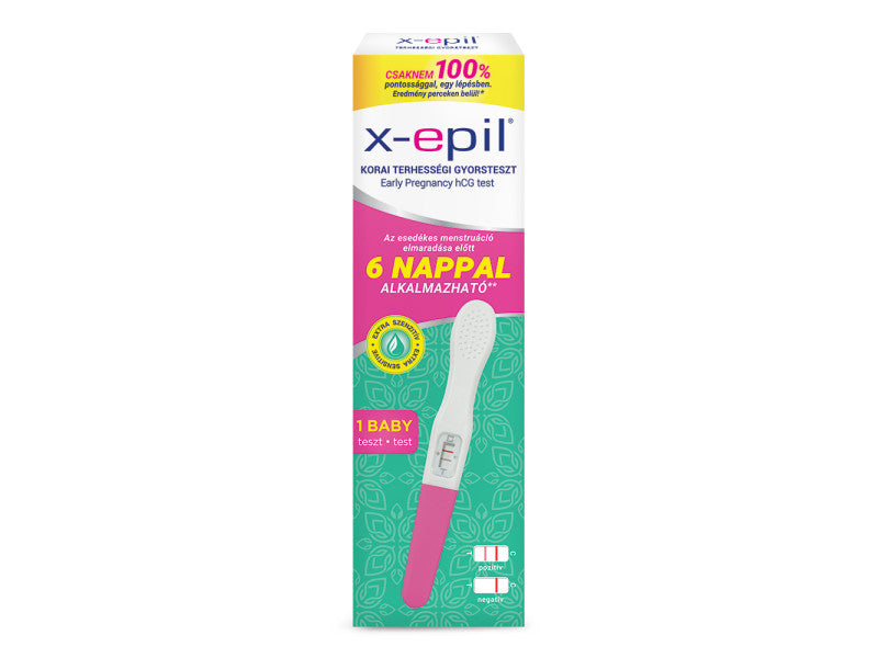 X-Epil terhességi gyorsteszt korai egy lépésben 1 db