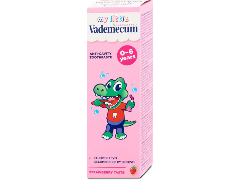 Vademecum Junior eper ízű fogkrém 0-6 év 50ml