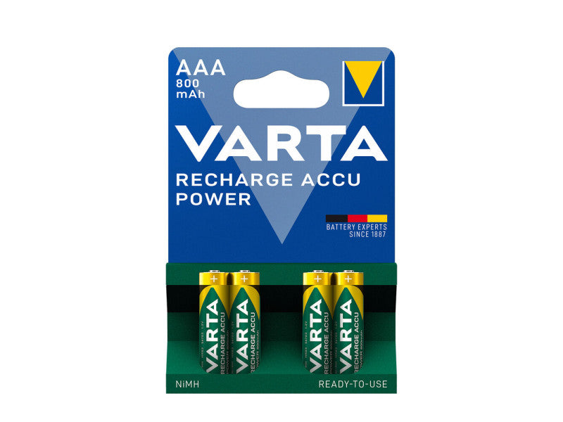 Varta akku power aaa mikro r2u 800mah b4