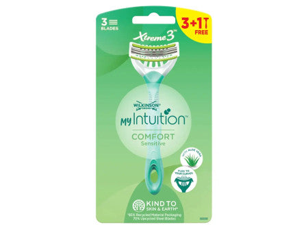 Wilkinson eld.női borotva xtreme3 sensitive 3+1 (zöld)