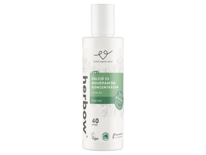 Herbow 2in1 Mosóparfüm-Textilöblítő konc. (40WL) 200 ml Nyári eső (Summer Rain) (zöld)