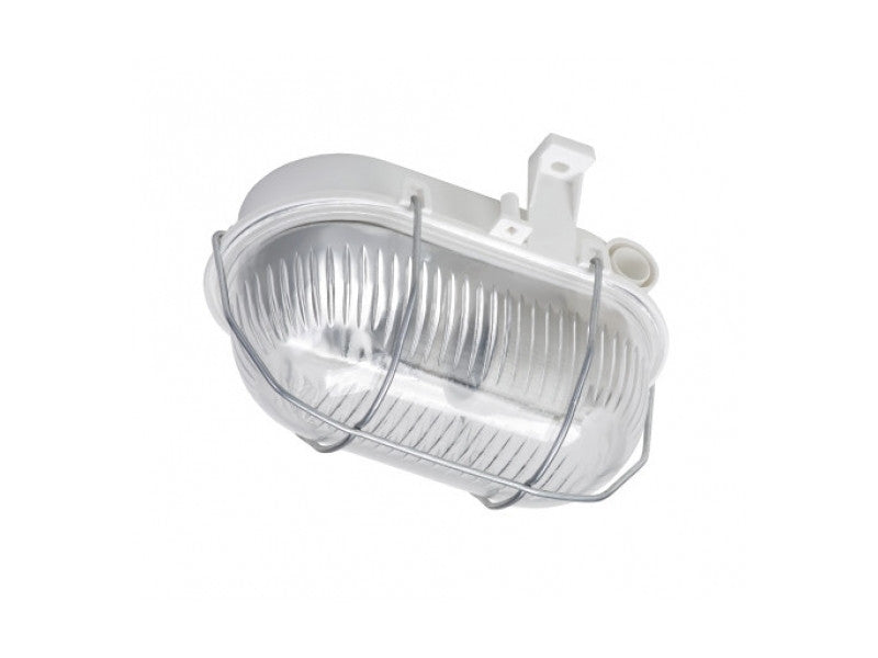 Lena oval 60 hajólámpa fém ráccsal szürke simetal2 e27 60w