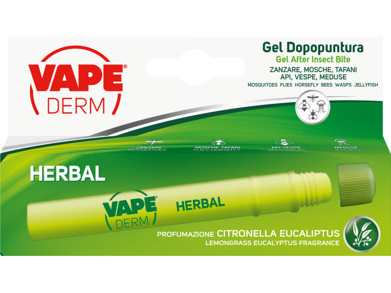 VAPE csípés utáni gél Derm Herbal eukaliptusz és citromfű kivonattal 10ml