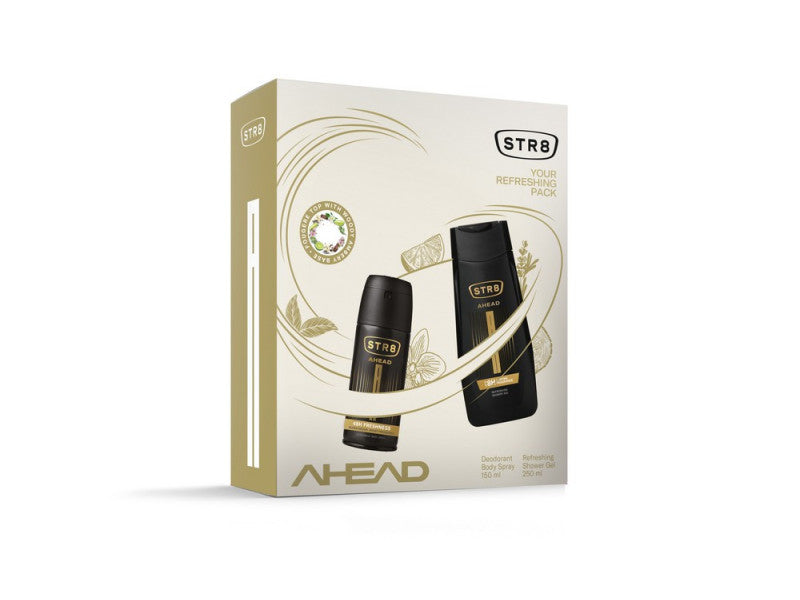 Kozm.cs. STR8 Set Ahead Tusfürdő 250ml+ Deospray 150 ml