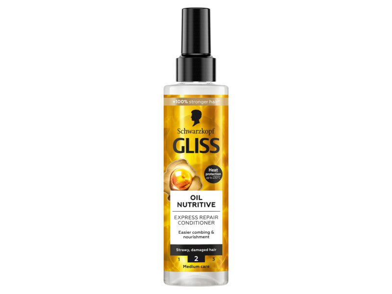Gliss balzsam Express Repair pumpás Tápláló olaj 200 ml