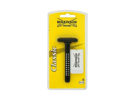 Wilkinson hagyományos (classic) borotvanyél + 5db penge