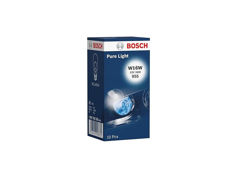 BOSCH Pure light autólámpa 12V 16W W2,1x9,5d