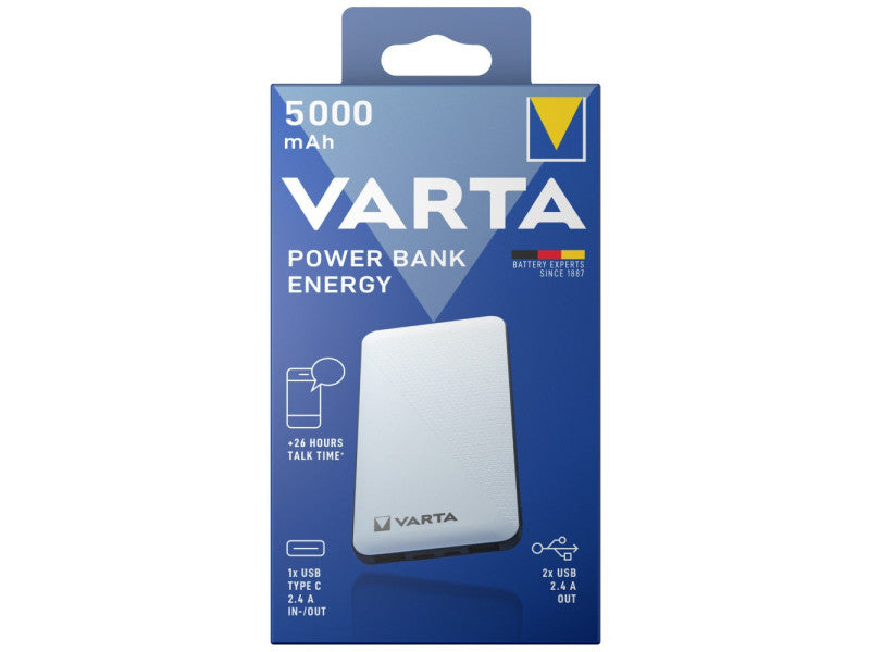 Varta töltő power bank energy 5000mah