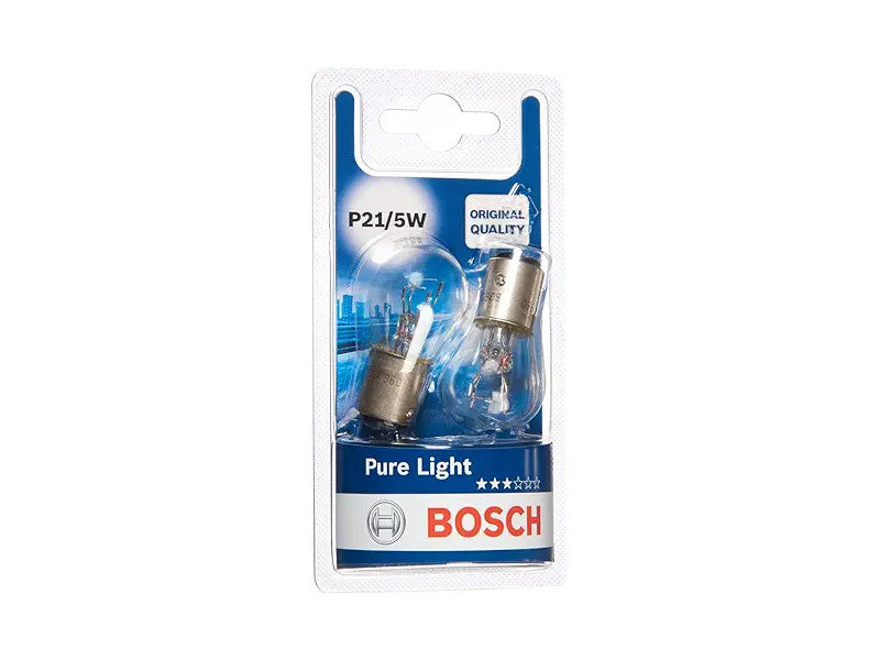 BOSCH Pure Light autólámpa 12V 21/5W BAY15d