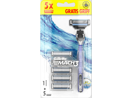 Gillette Mach3 START borotvanyél +5betét