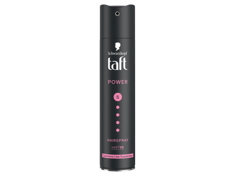 Taft hajlakk power kasmir fekete-rózsaszín pötty 250 ml