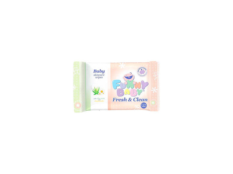 Funny Baby Fresh & Clean nedves baba törlőkendő 72db/csomag