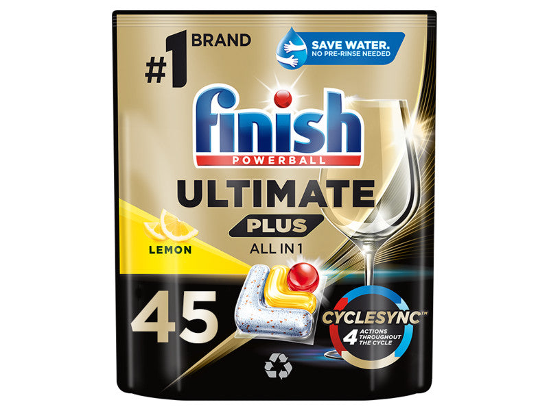 FINISH mosogatógép tabletta Ultimate Plus AIO 45 db-os Lemon