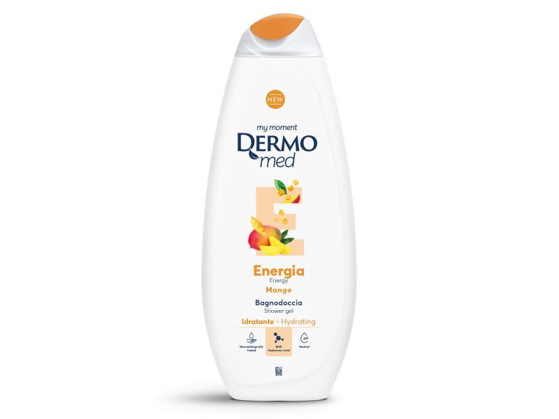 DERMOMED hab-és tusfürdő 650ml Energy/Mango