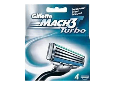 Gillette Mach3 Turbo betét 4s