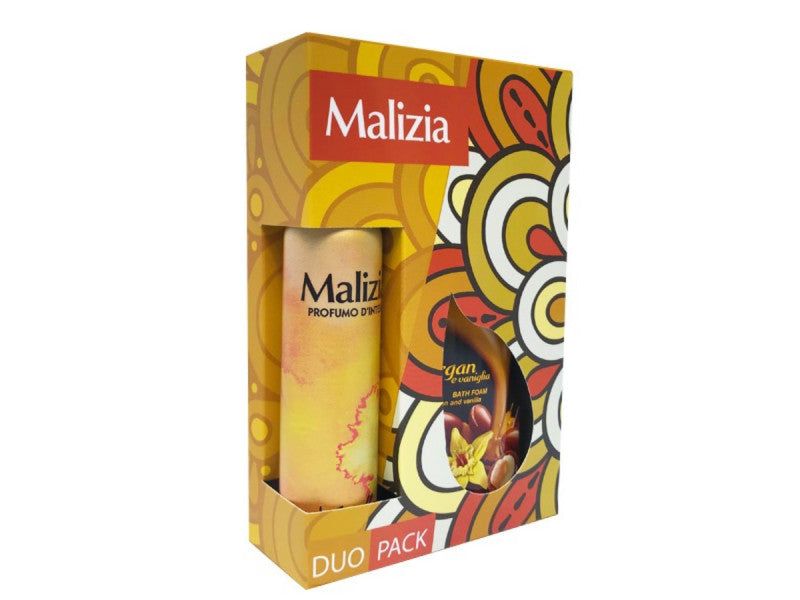 Kozm.cs. Malizia Argán tus.300ml+Deospray100ml Vanília