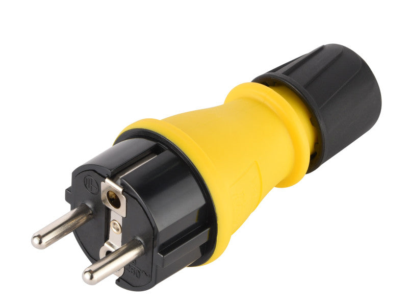 Ultratech dugvilla ut-pl155y fekete-sárga ip54 16a/250v