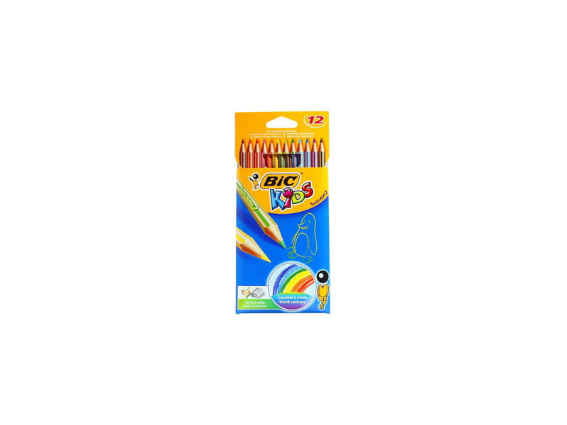 Bic írószer KIDS színesceruza Tropicolors 12db/csomag