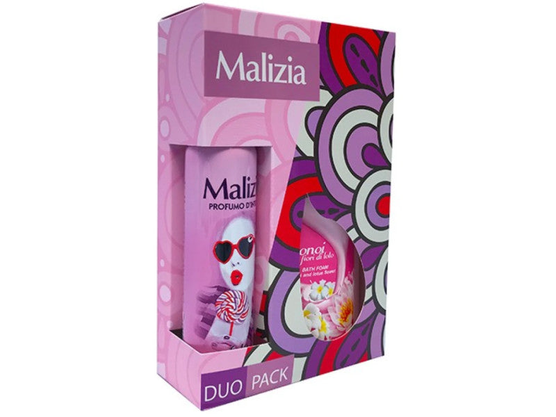 Kozm.cs. Malizia Monoi tusfürdő 300ml+Deospray 100ml Lollita