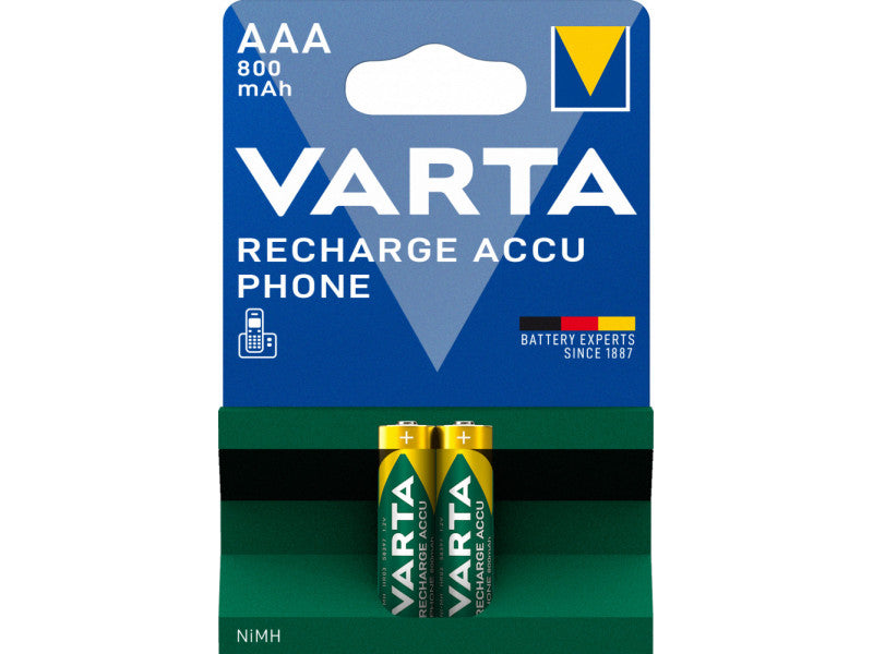Varta akku Professional AAA mikró 800mAh T398 telefonhoz B2
