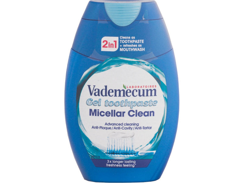 Vademecum 2in1 Micellar Clean fogkrém+szájöblítő 75ml