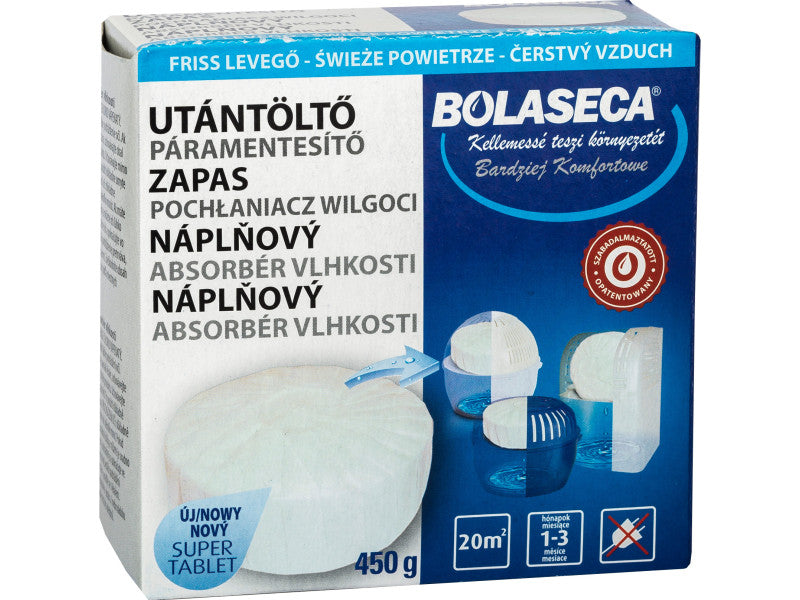 Bolaseca páramentesítő UT tabletta friss levegő 450g